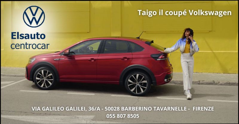occasione nuovo Taigo cupe Volkswagen Firenze e Siena