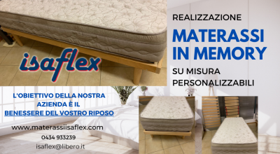  offerta realizzazione materassi in memory su misura pordenone occasione materassi artigianali pordenone
