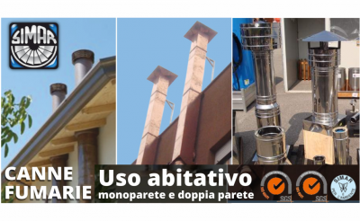 offerta produzione canne fumarie monoparete per abitazioni occasione canne fumarie doppia parete perugia
