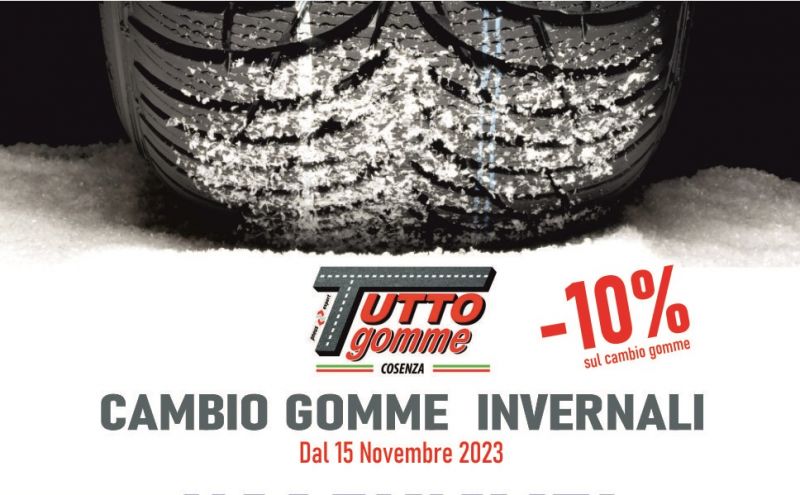 occasione gommista per cambio pneumatici invernali auto