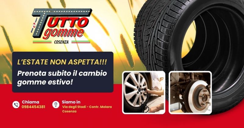 cambio gomme per stagione estiva