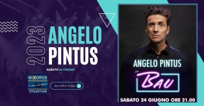  offerta biglietti spettacolo angelo pintus fiera di cagliari 24 giugno 2023
