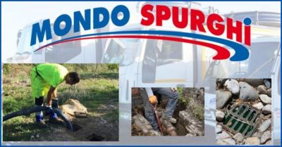offerta spurgo condotti di scarico fognature arezzo e siena mondo spurghi