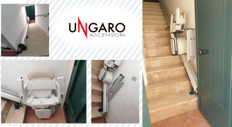 OFFERTA MONTASCALE A SEDIA CON ULTIMO PEZZO DI BINARIO COSENZA - PROMOZIONE MONTASCALE A SEDIA CON APERTURA PORTA INGRESSO COSENZA
