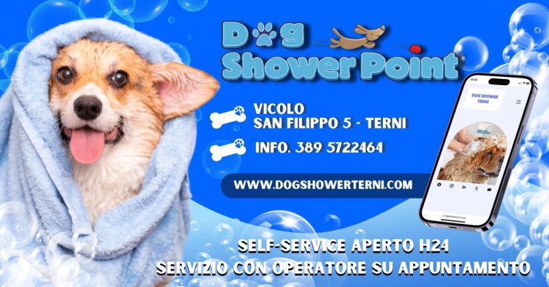 Lavaggio cani self service h 24