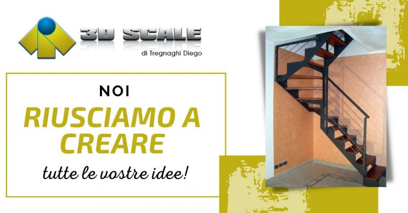 Offerta produzione scale a sbalzo Vicenza - Occasione vendita scale modulari per interni Verona