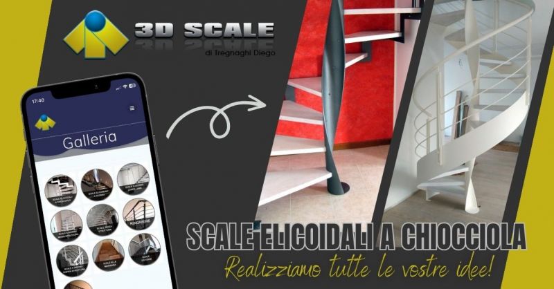 Offerta Progettazione e realizzazione di scale elicoidali a chiocciola