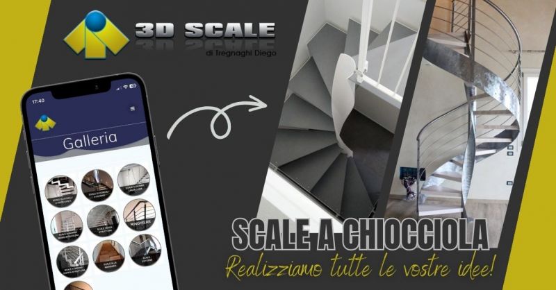 Azienda che realizza scale a chiocciola artigianali