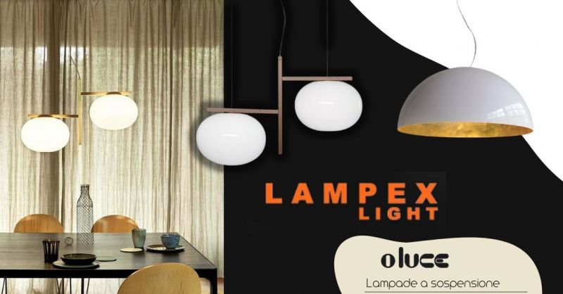 Offerta fornitura lampadari a sospensione moderni - Occasione vendita lampade da soffitto Oluce