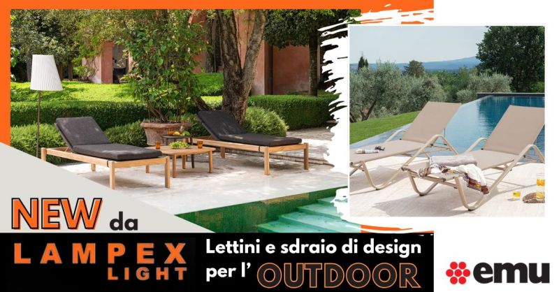 Vendita lettini sdraio di design moderno