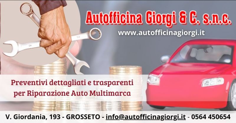 offerta Preventivi Riparazione Auto Multimarca Grosseto