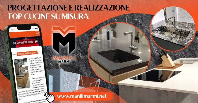 Azienda specializzata produzione artigianale piani cucina