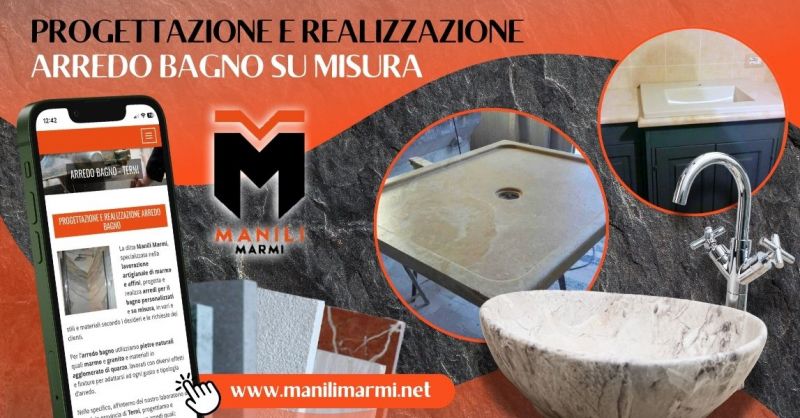Realizzazione arredi per il bagno personalizzati su misura