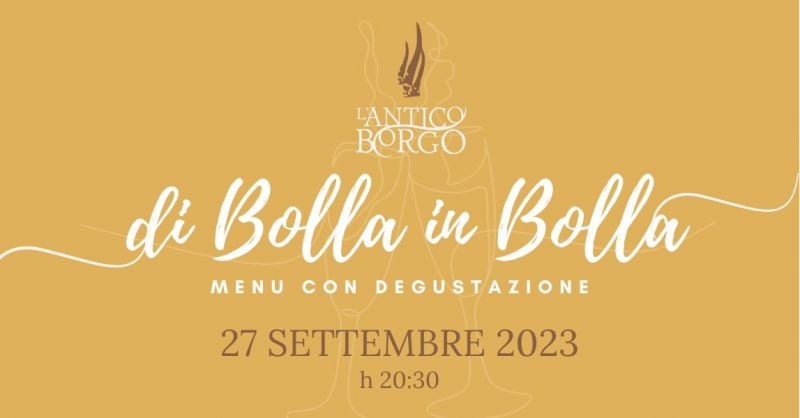  Offerta Menù degustazione completo con vini spumanti abbinati