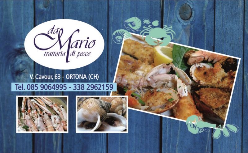 offerta ristorante specialita di pesce piatti di mare con pesce fresco appena pescato ortona chieti