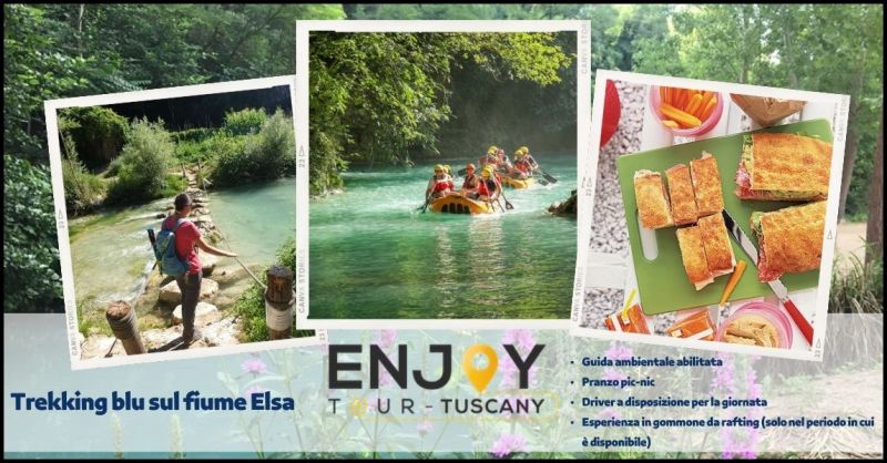 occasione trekking sul fiume e rafting gommone Toscana - ENJOY TOUR TUSCANY