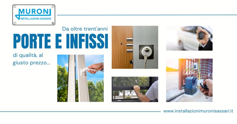 PROMOZIONE PORTE BLINDATE MURONI INSTALLAZIONI SASSARI - OFFERTA SERRAMENTI E INFISSI DI QUALITA