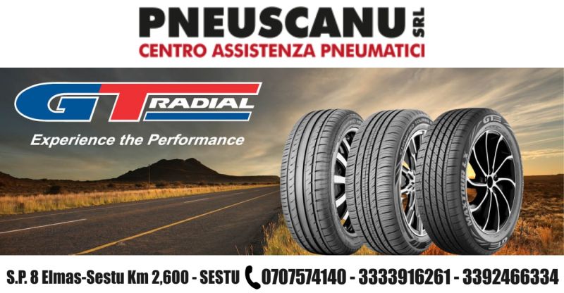 OFFERTA RIVENDITORE AUTORIZZATO PNEUMATICI GT RADIAL PROVINCIA DI SASSARI