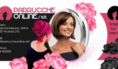offerta parrucca sintetica con taglio carre hair2be stile rokoko per donna