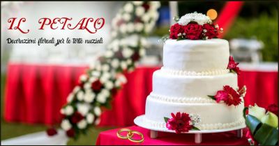 il petalo offerta decorazioni floreali torta nuziale