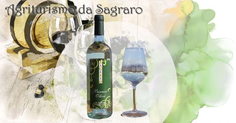AGRITURISMO DA SAGRARO - Offerta vino bianco frizzante uve TAI BIANCO e PINOT BIANCO METODO CHARMAT