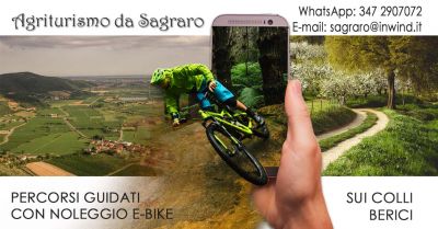 occasione servizio ebike truck sui colli berici accompagnato da una guida esperta vicenza