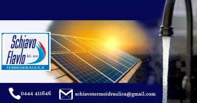 occasione il miglior impianto solare termico per riscaldamento ecologico vicenza