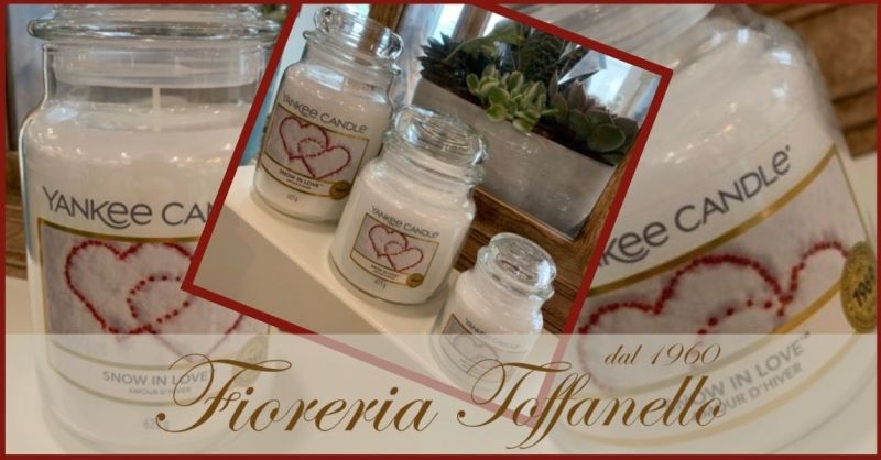FIORERIA TOFFANELLO - Candele In Giara Piccola freschezza invernale Snow In Love Yankee Candle
