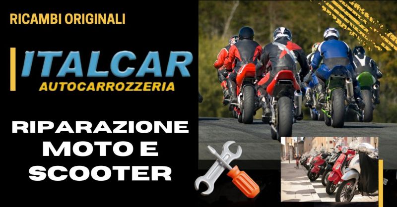 offerta carrozzeria riparazioni moto nuove e usate con ricambi originali