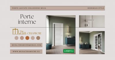  musa ceramiche offerta porte interne laccate pantografate garofoli collezione milia cagliari