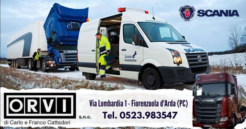 Offerta servizio assistenza Scania provincia Piacenza - Occasione assistenza 24 h veicoli Scania Piacenza