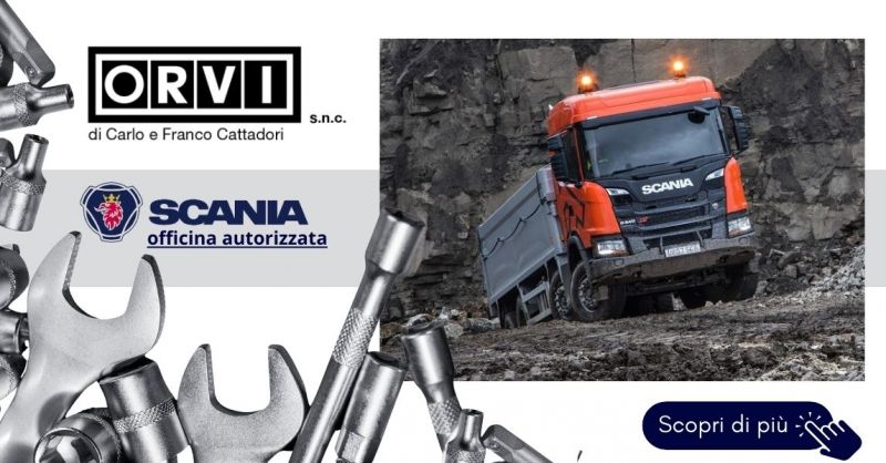 Promozione vendita ricambi per camion Scania officina autorizzata