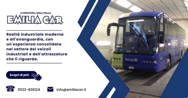 Promozione Carrozzeria specializzata riparazione bus e pullman