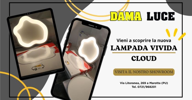 vendita lampada da soffitto vivida cloud