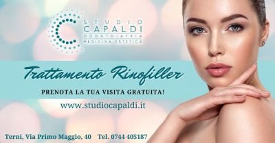 offerta centro specializzato trattamento rinofiller occasione rimodellare naso senza chirurgia terni
