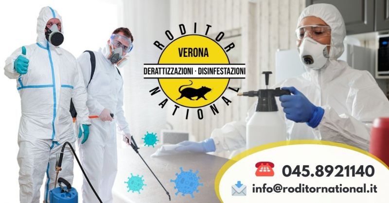 Offerta Servizio professionale sanificazione uffici - Promozione intervento sanificazione casa Verona