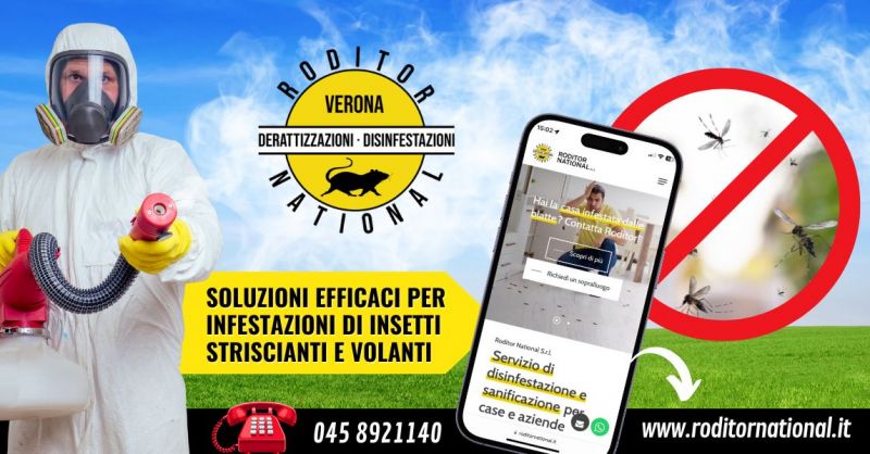 Servizio di disinfestazione zanzare per privati e aziende
