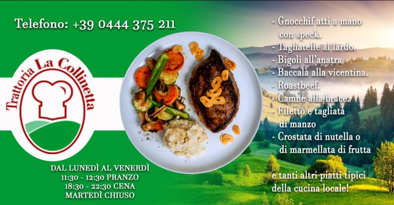 Offerta Dove mangiare il tradizionale baccalà alla Vicentina in zona panoramica
