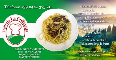 offerta dove mangiare il tradizionale baccala alla vicentina in zona panoramica