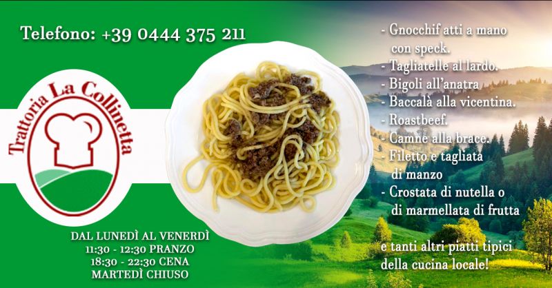 Offerta Dove mangiare il tradizionale baccalà alla Vicentina in zona panoramica