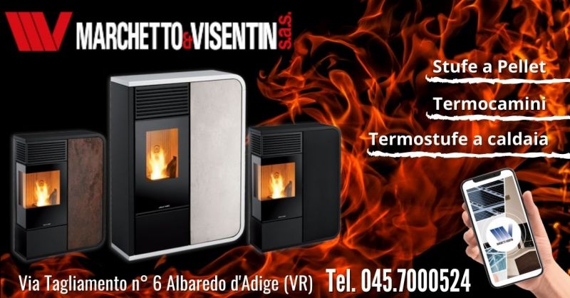 Offerta installazione termostufa legna pellet - Occasione vendita stufe a pellet di design moderno Verona