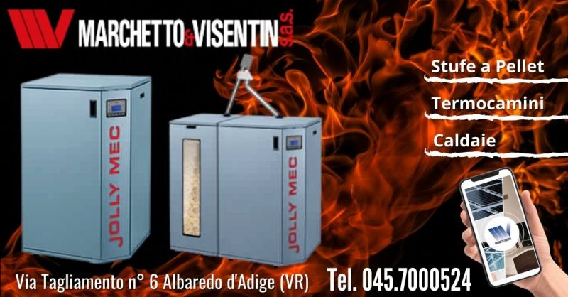 Offerta caldaia a pellet Jolly Mec 21 Verona - Occasione installazione caldaia a pellet con serbatoio Verona