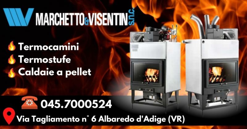 Promozione Termocamino combinato legna gas Jolly Mec - Offerta vendita termocamini legna gas Verona