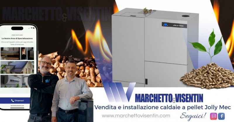 Vendita e installazione caldaie a pellet Jolly Mec provincia