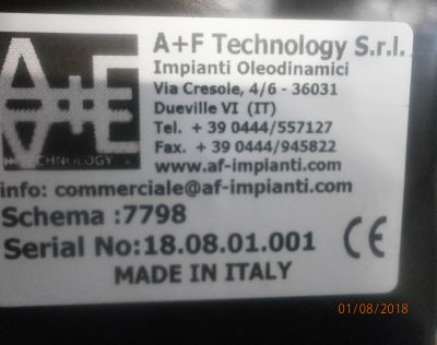 offerta centraline oleodinamiche a f technology srl vicenza