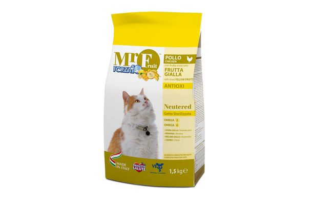 Forza10 Gatto Sterilizzato, MR Fruit Giallo Neutered Kg. 1,5