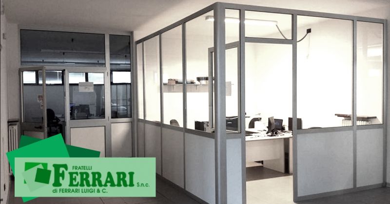 Promozione installazione pareti divisorie per aziende - offerta pareti modulari uffici Piacenza