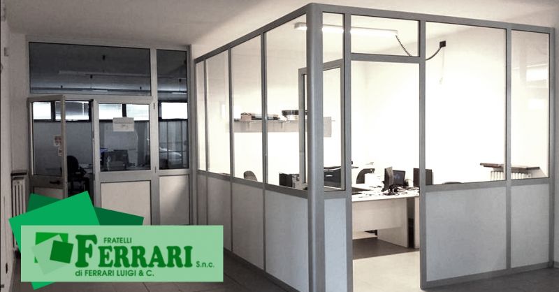 Promozione installazione pareti divisorie per aziende - offerta pareti modulari uffici Piacenza