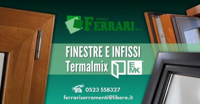 occasione infissi multiprofilo su misura in alluminio legno termalmix emk