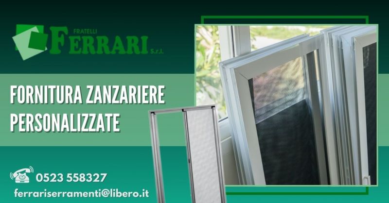 Offerta realizzazione zanzariere personalizzate su misura